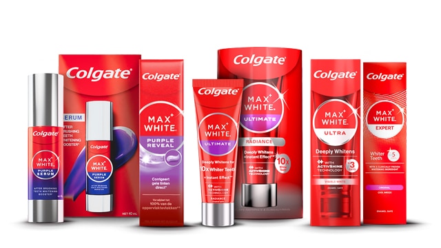 Pełna linia produktów Colgate Max White
