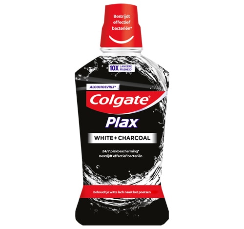Colgate Plax White+Charcoal mondwater