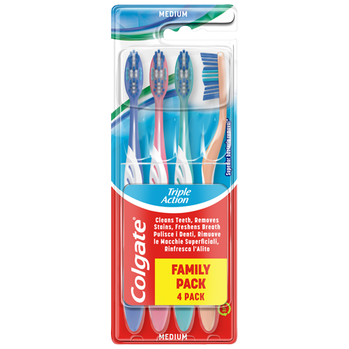 Colgate Tandenborstel Triple Action Medium